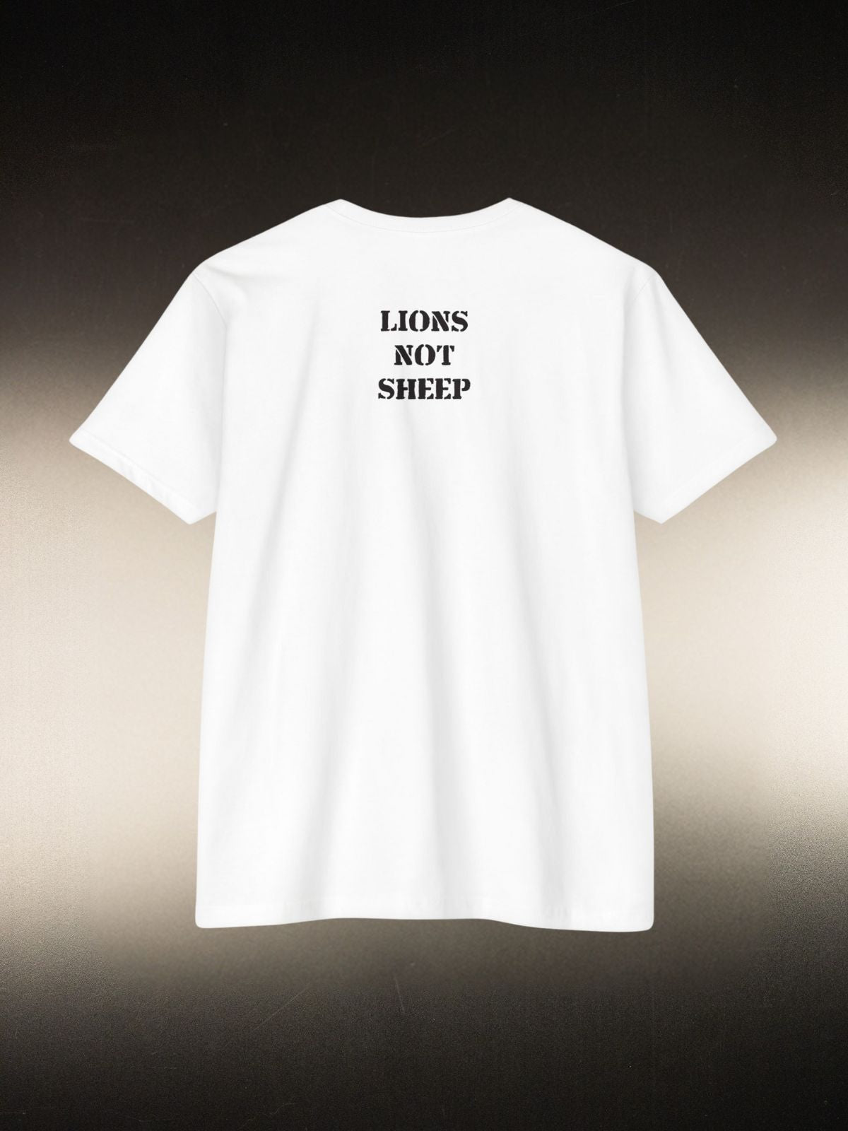 Lions Not Sheep “Cross Guns” Tee