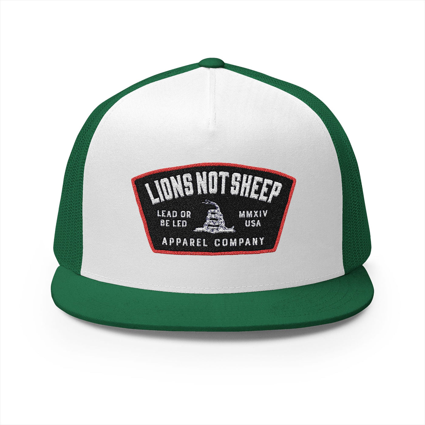 Lions Not Sheep "Lead From the Front" 5 Panel Trucker Hat