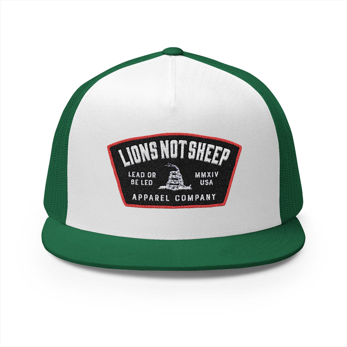 Lions Not Sheep &quot;Lead From the Front&quot; 5 Panel Trucker Hat