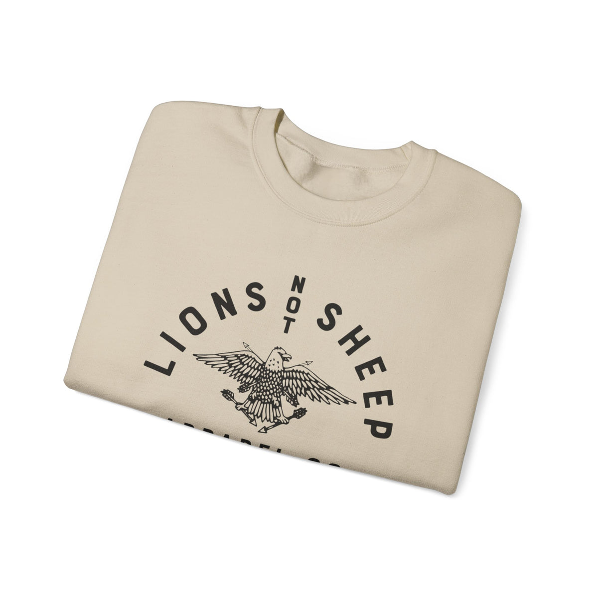 Lions Not Sheep "Vintage Eagle" Unisex Crewneck Sweatshirt