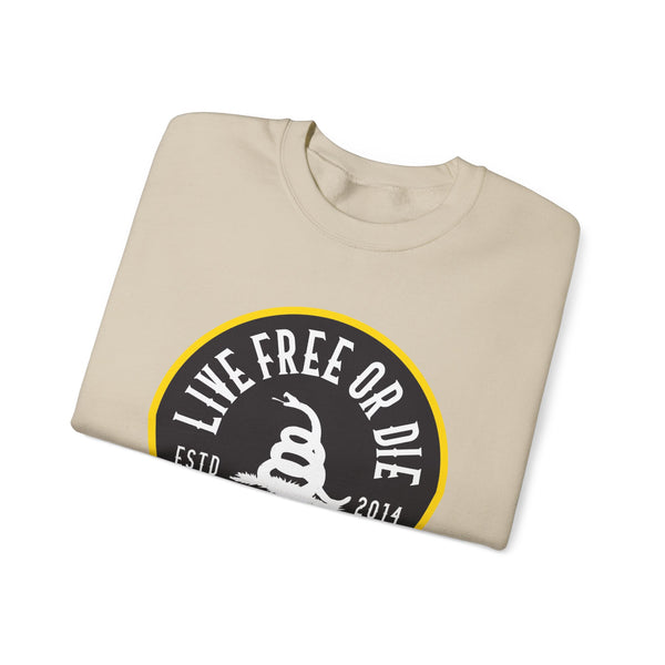 Lions Not Sheep "Live Free or Die" Unisex Crewneck Sweatshirt