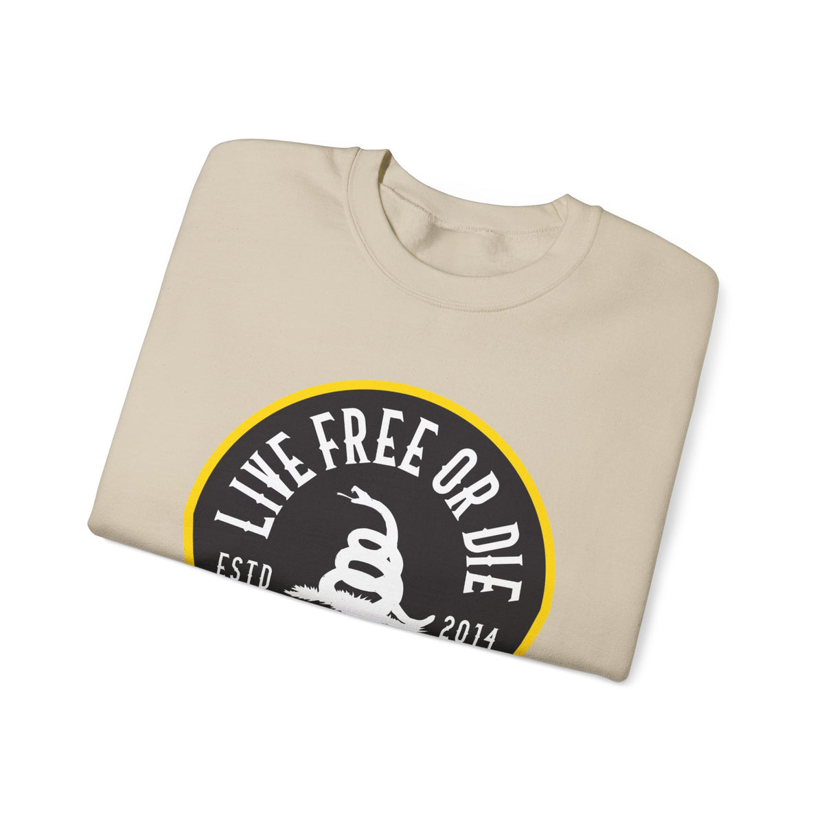 Lions Not Sheep "Live Free or Die" Unisex Crewneck Sweatshirt