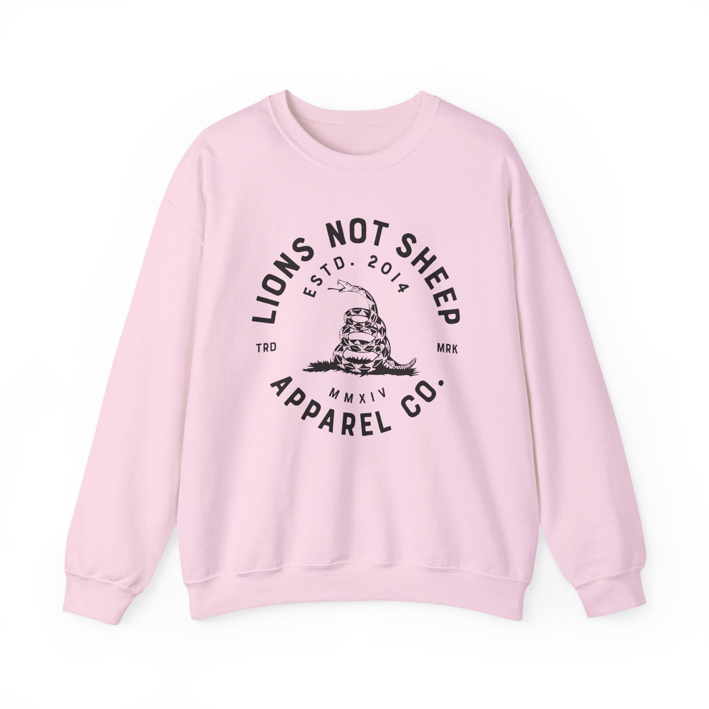 Lions Not Sheep "Don't Tread on Me" Unisex Crewneck Sweatshirt