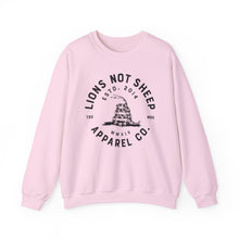 Lions Not Sheep "Don't Tread on Me" Unisex Crewneck Sweatshirt