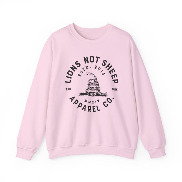 Lions Not Sheep "Don't Tread on Me" Unisex Crewneck Sweatshirt