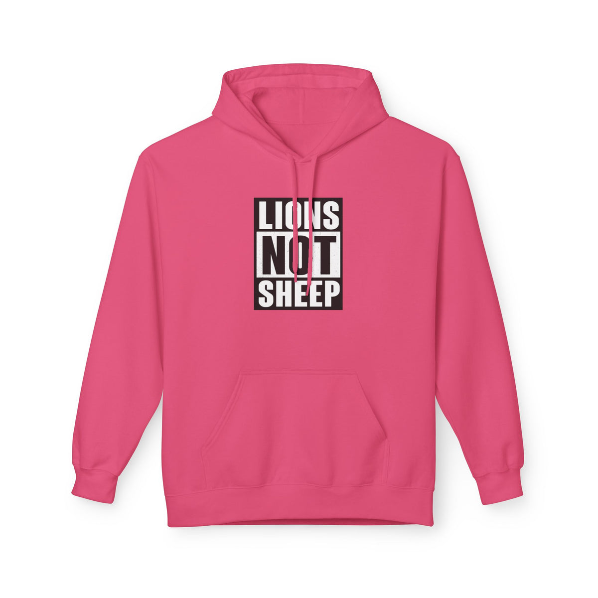 Lions Not Sheep "Straight Outta" Softstyle Fleece Hoodie