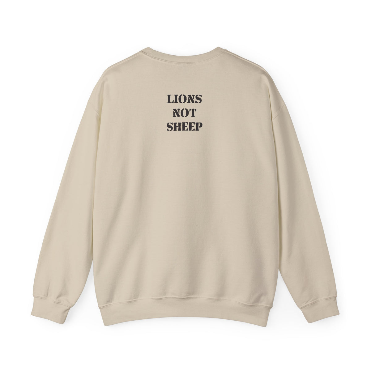 Lions Not Sheep "Crossed Guns" Unisex Crewneck Sweatshirt