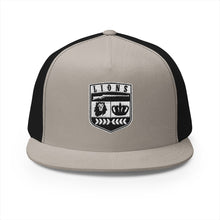 Lions Not Sheep "Crest" 5 Panel Trucker Hat - Dark Version Old