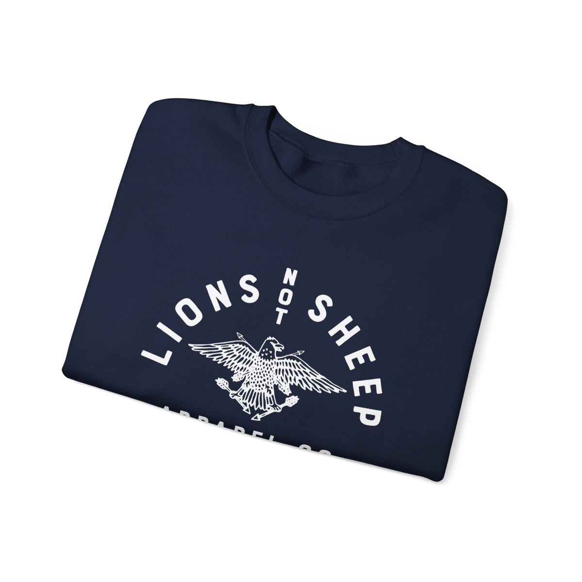 Lions Not Sheep "Vintage Eagle" Unisex Crewneck Sweatshirt