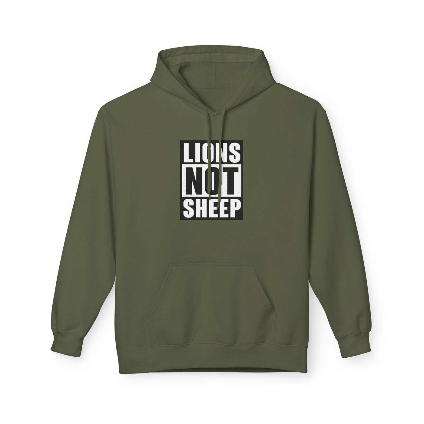 Lions Not Sheep "Straight Outta" Softstyle Fleece Hoodie