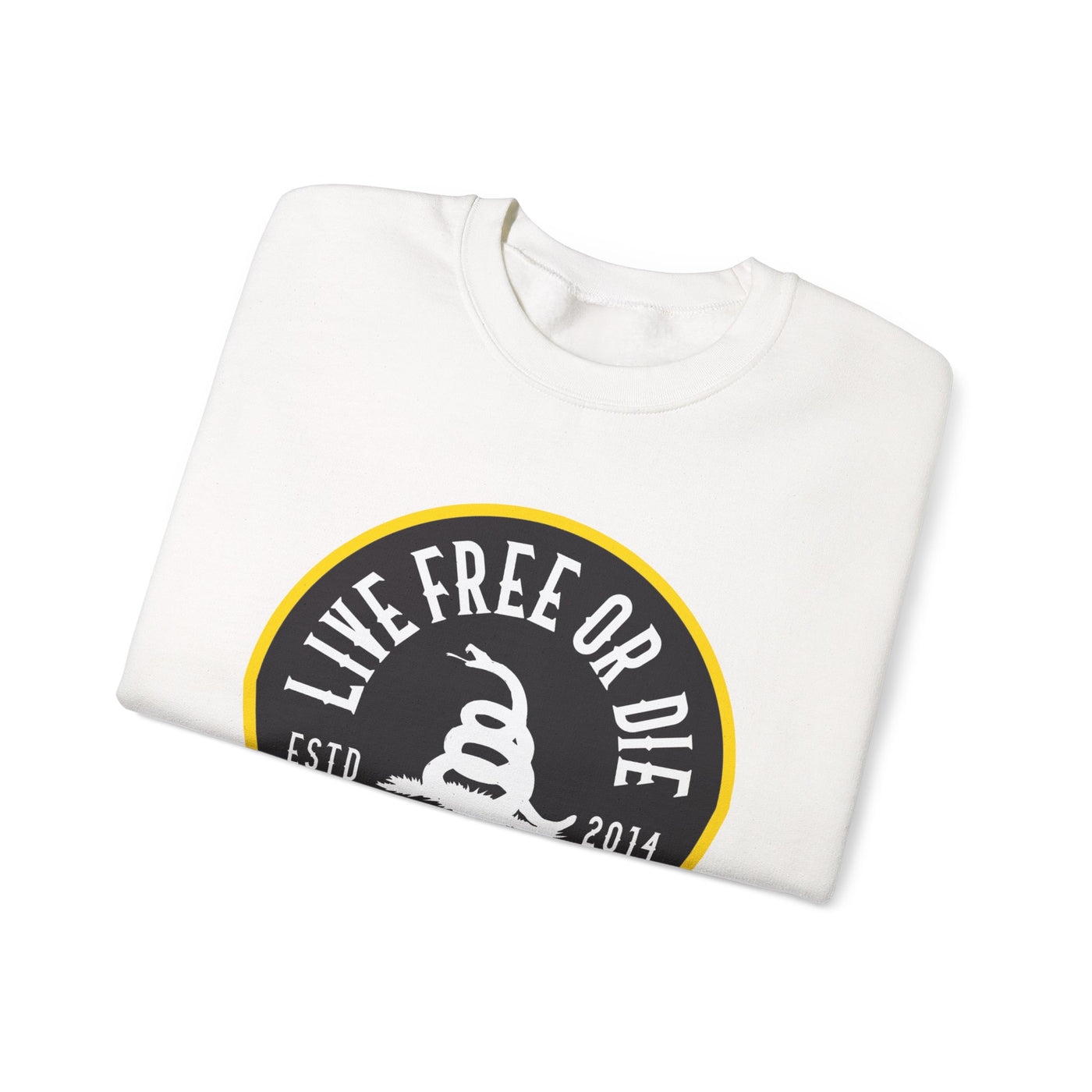 Lions Not Sheep "Live Free or Die" Unisex Crewneck Sweatshirt
