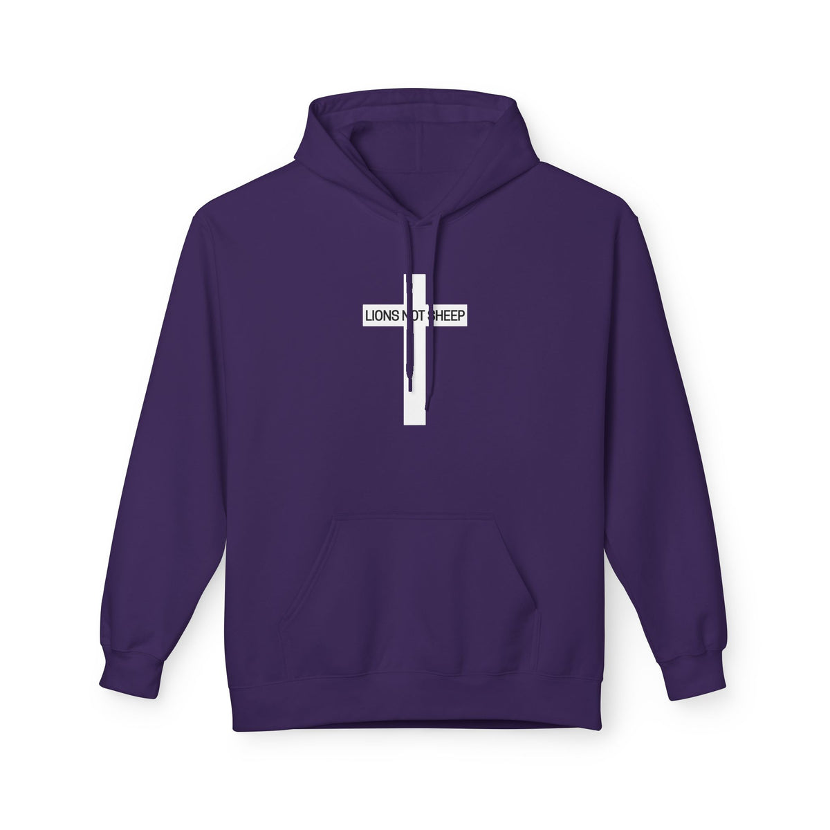Lions Not Sheep "Cross" Softstyle Fleece Hoodie