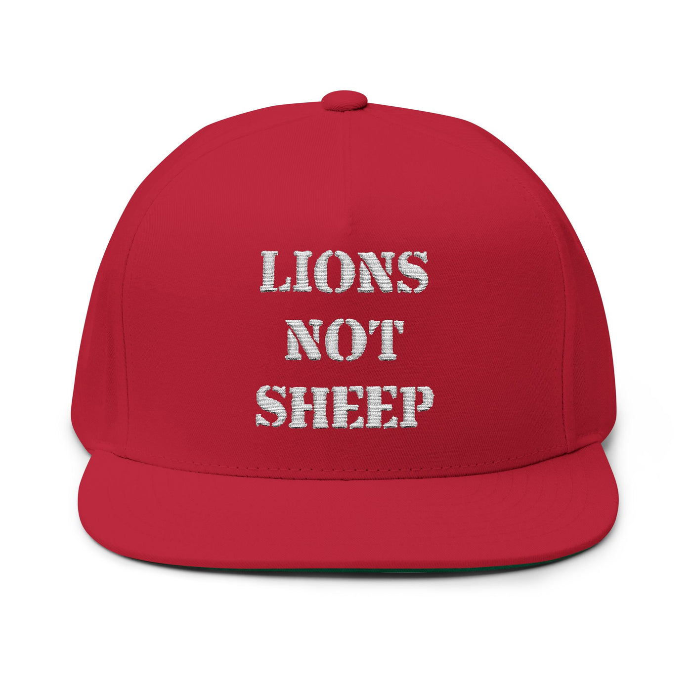 Lions Not Sheep "OG" Flat Bill Hat - Dark Version Old