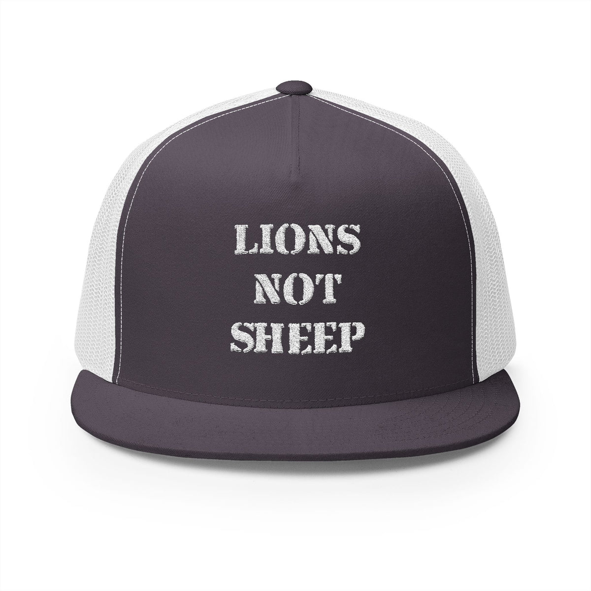 Lions Not Sheep &quot;OG&quot; 5 Panel Trucker Hat - Dark Version