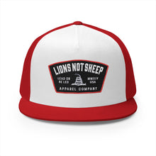Lions Not Sheep "Lead From the Front" 5 Panel Trucker Hat Old