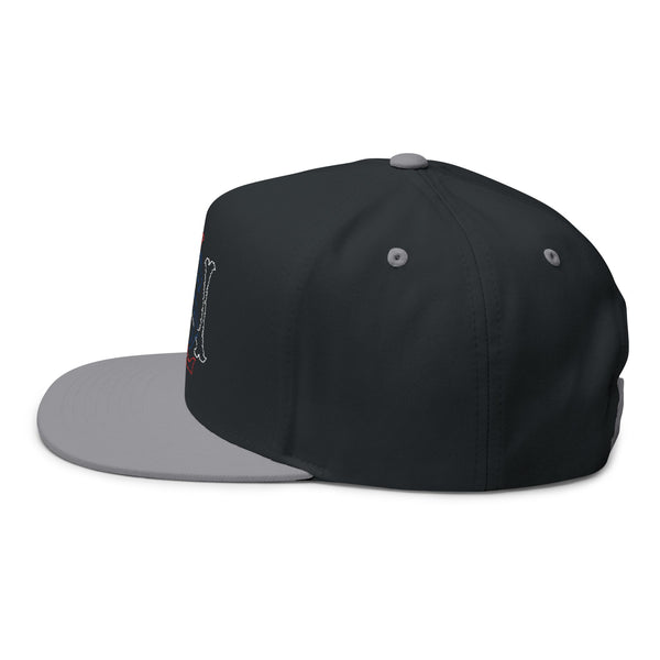 Lions Not Sheep "Yankee" Flat Bill Hat - Dark Version Old