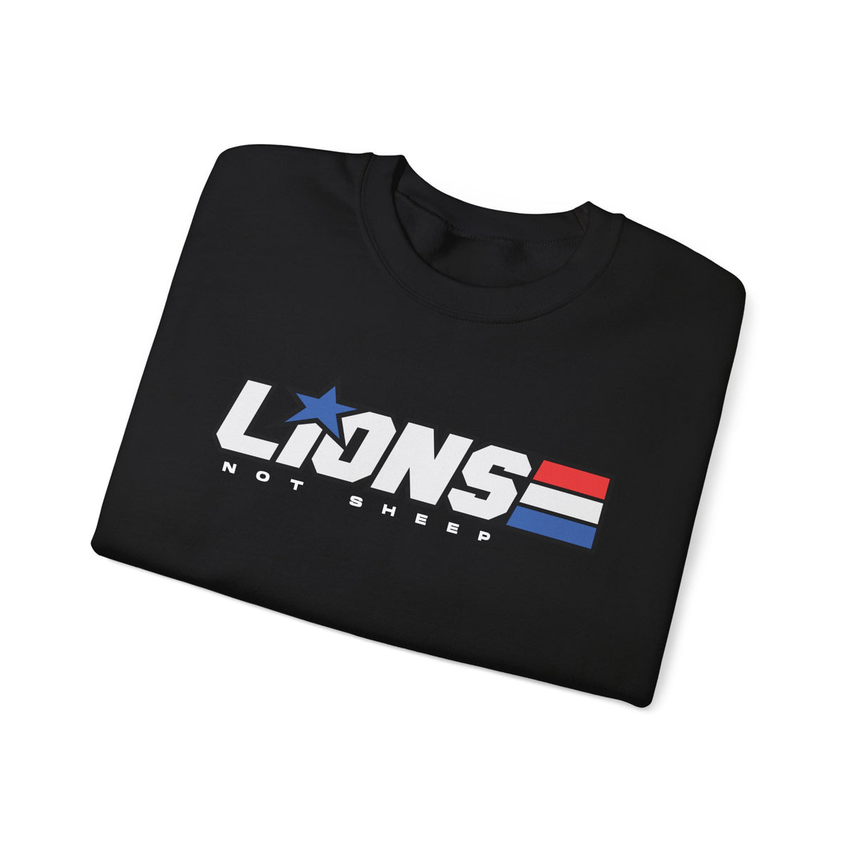 Lions Not Sheep "American Hero" Unisex Crewneck Sweatshirt