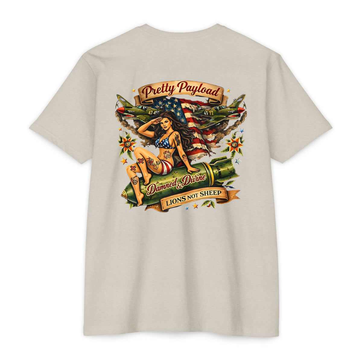 Lions Not Sheep "Pretty Payload" Tee