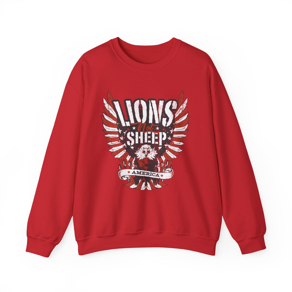 Lions Not Sheep "America" Unisex Crewneck Sweatshirt