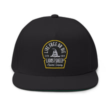 Lions Not Sheep "Live Free or Die" Flat Bill Hat Old