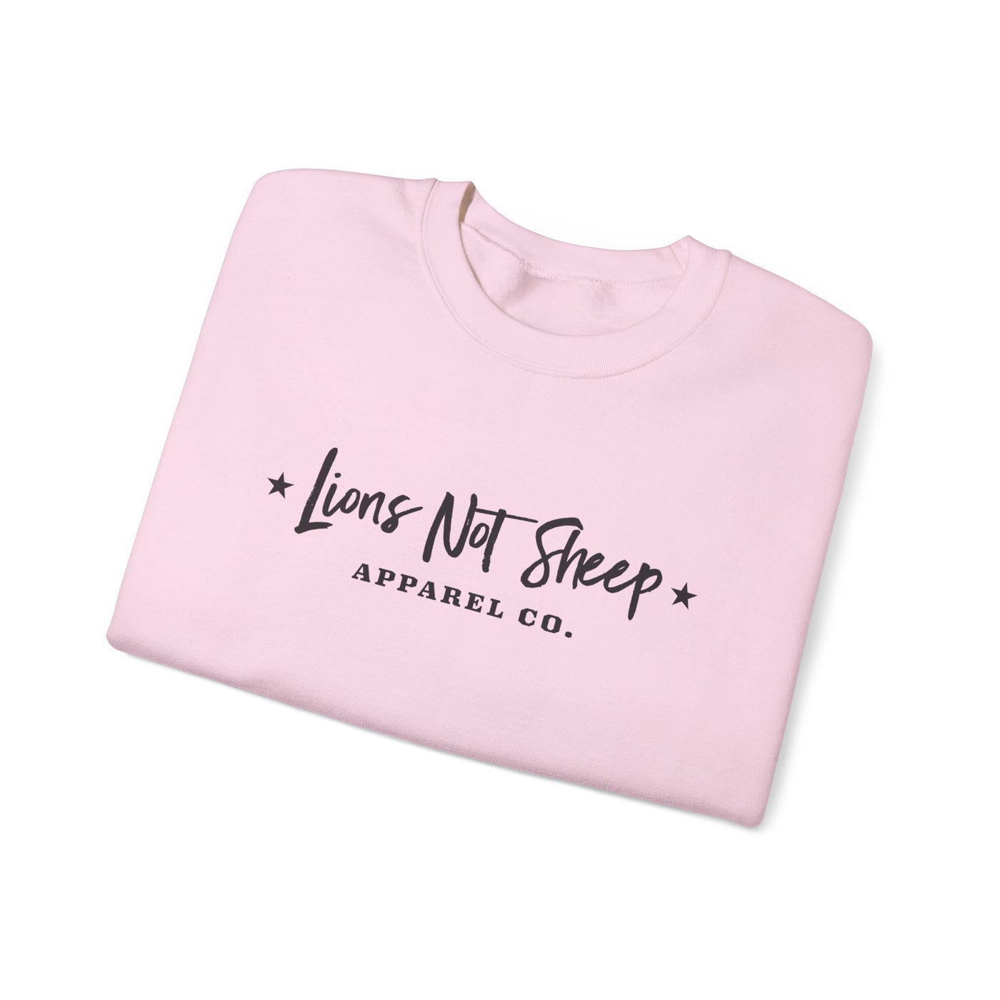 Lions Not Sheep "Apparel Co." Unisex Crewneck Sweatshirt