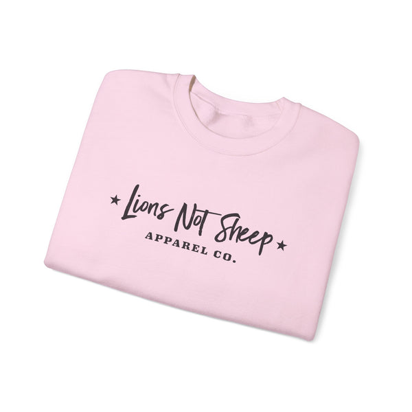 Lions Not Sheep "Apparel Co." Unisex Crewneck Sweatshirt