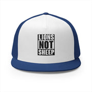 Lions Not Sheep "Straight Outta" 5 Panel Trucker Hat