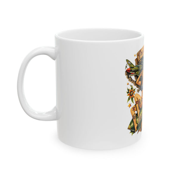 Lions Not Sheep "Pretty Payload" White Mug