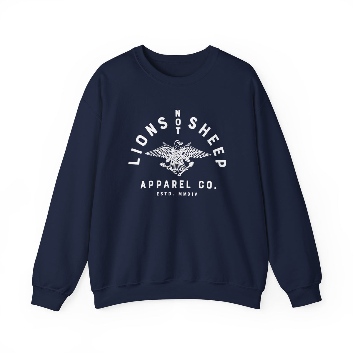 Lions Not Sheep "Vintage Eagle" Unisex Crewneck Sweatshirt