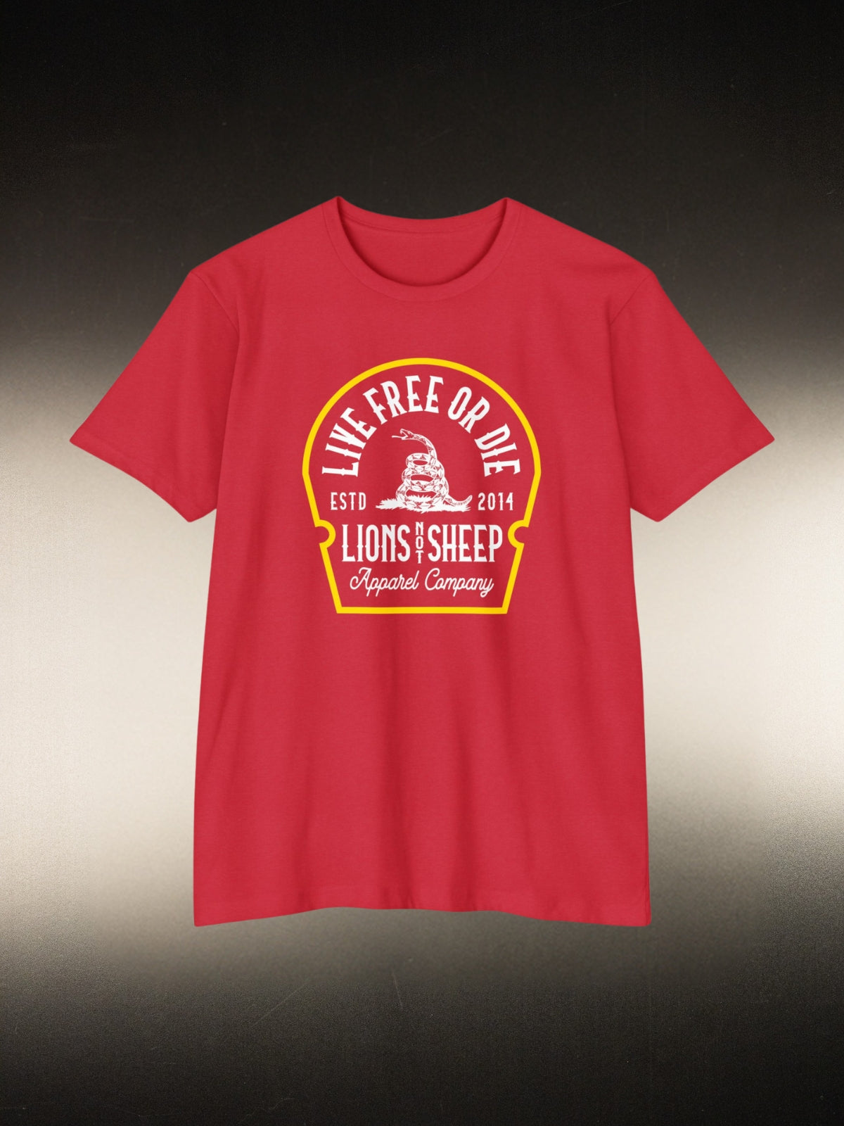 Lions Not Sheep &quot;Live Free or Die&quot; Tee
