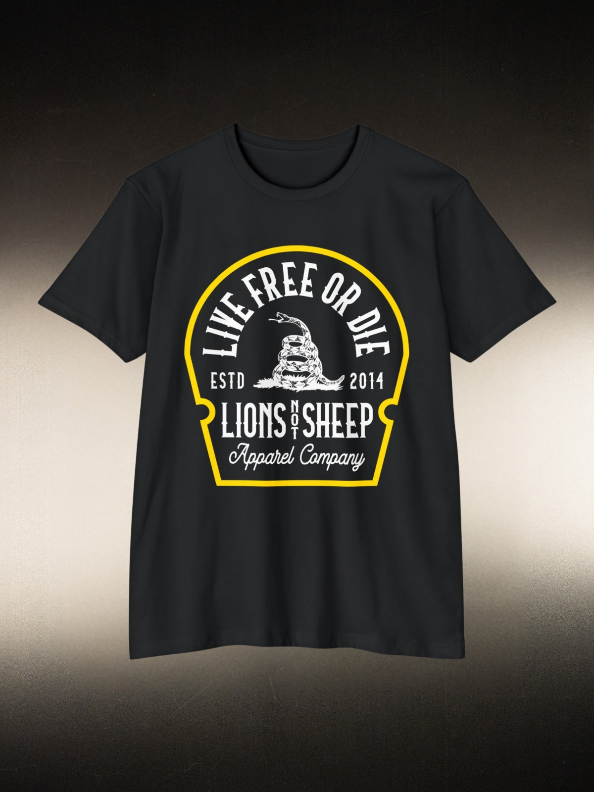 Lions Not Sheep &quot;Live Free or Die&quot; Tee