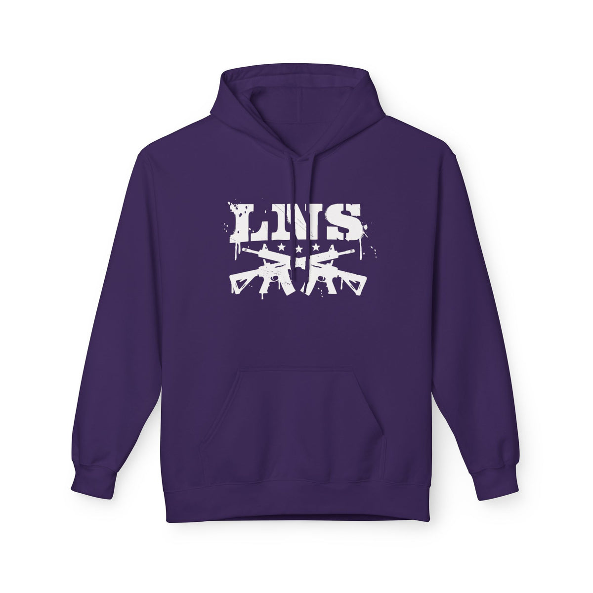 Lions Not Sheep "Crossed Guns" Softstyle Fleece Hoodie