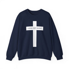Lions Not Sheep "Cross" Unisex Crewneck Sweatshirt