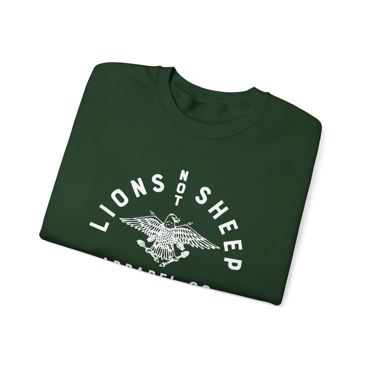 Lions Not Sheep "Vintage Eagle" Unisex Crewneck Sweatshirt