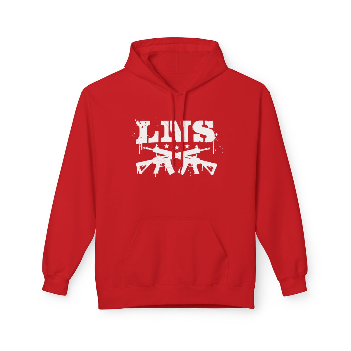 Lions Not Sheep "Crossed Guns" Softstyle Fleece Hoodie