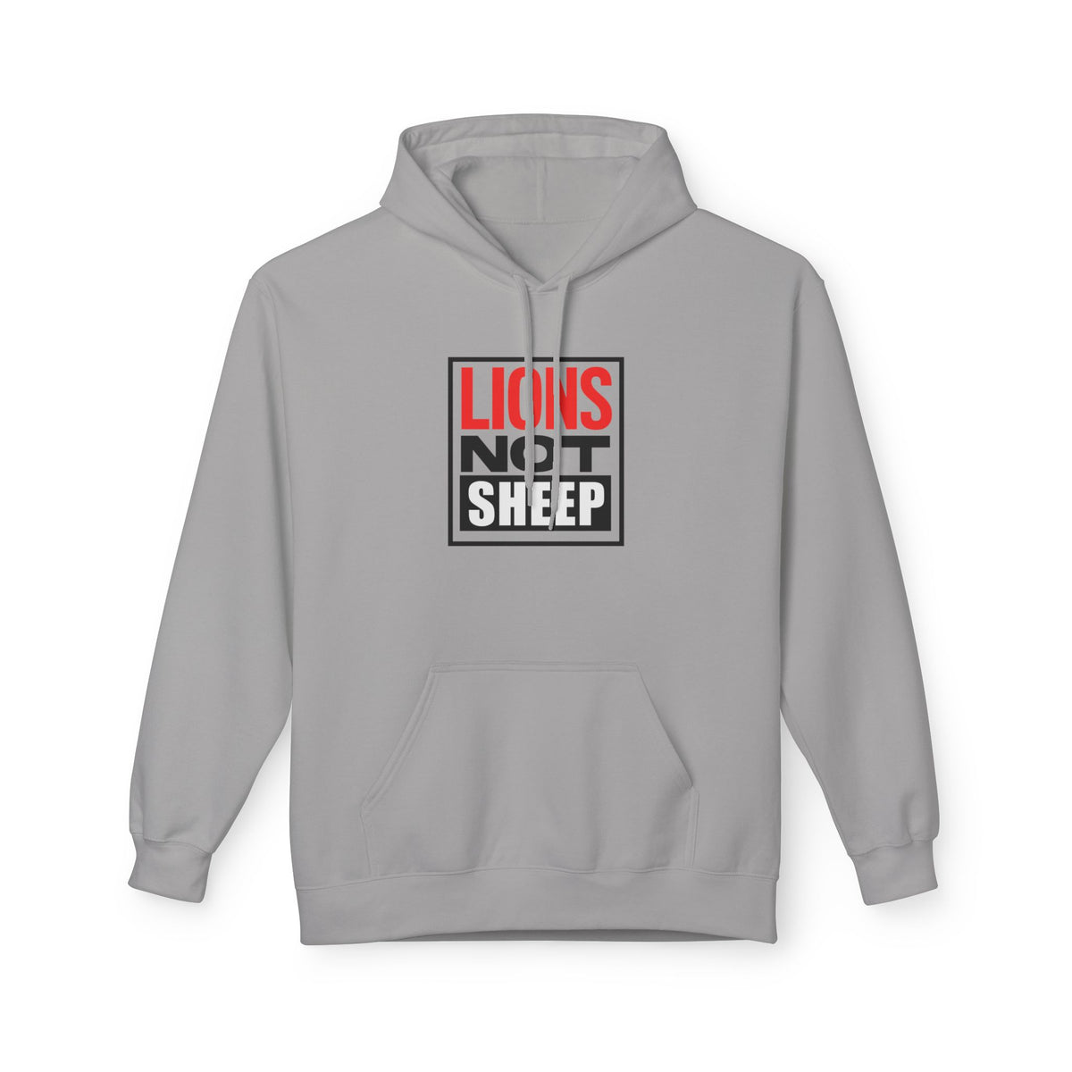 Lions Not Sheep "Street" Softstyle Fleece Hoodie