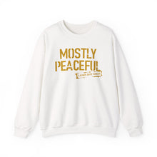 Lions Not Sheep "Mostly Peaceful" Unisex Crewneck Sweatshirt