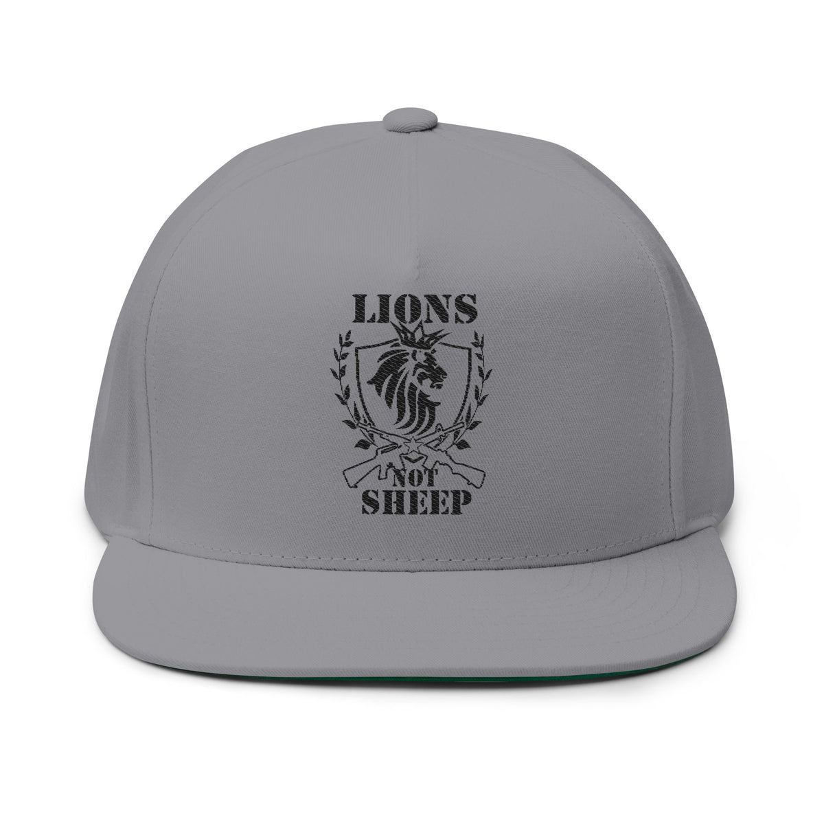 Lions Not Sheep "Rifle" Flat Bill Hat - Light Version Old