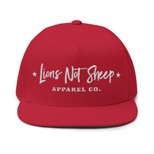 Lions Not Sheep "Apparel Co." Flat Bill Hat - Dark Version Old
