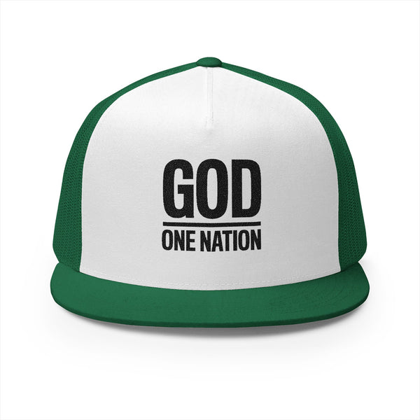 Lions Not Sheep "God's Nation" 5 Panel Trucker Hat - Light Version