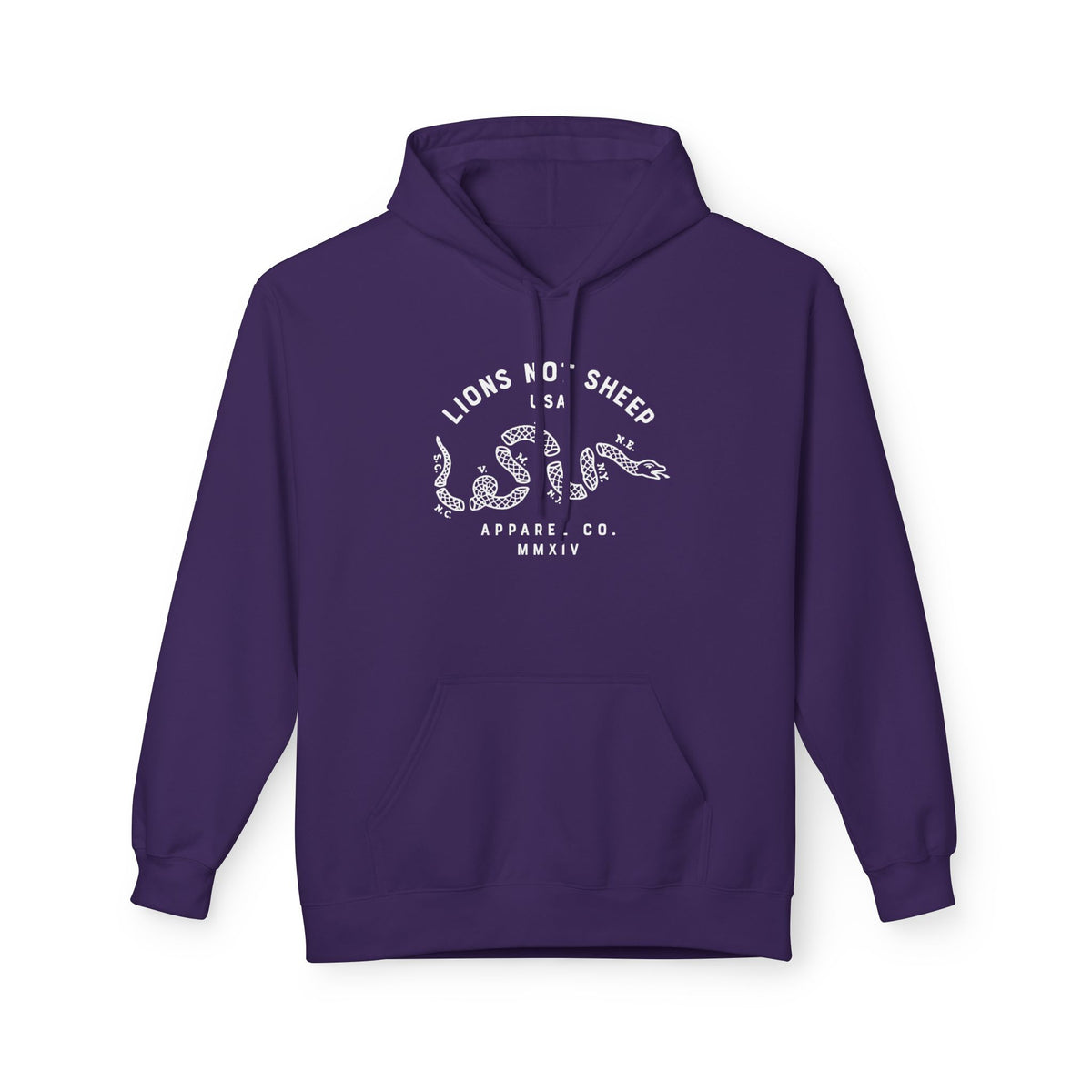 Lions Not Sheep "Vintage Snake" Softstyle Fleece Hoodie