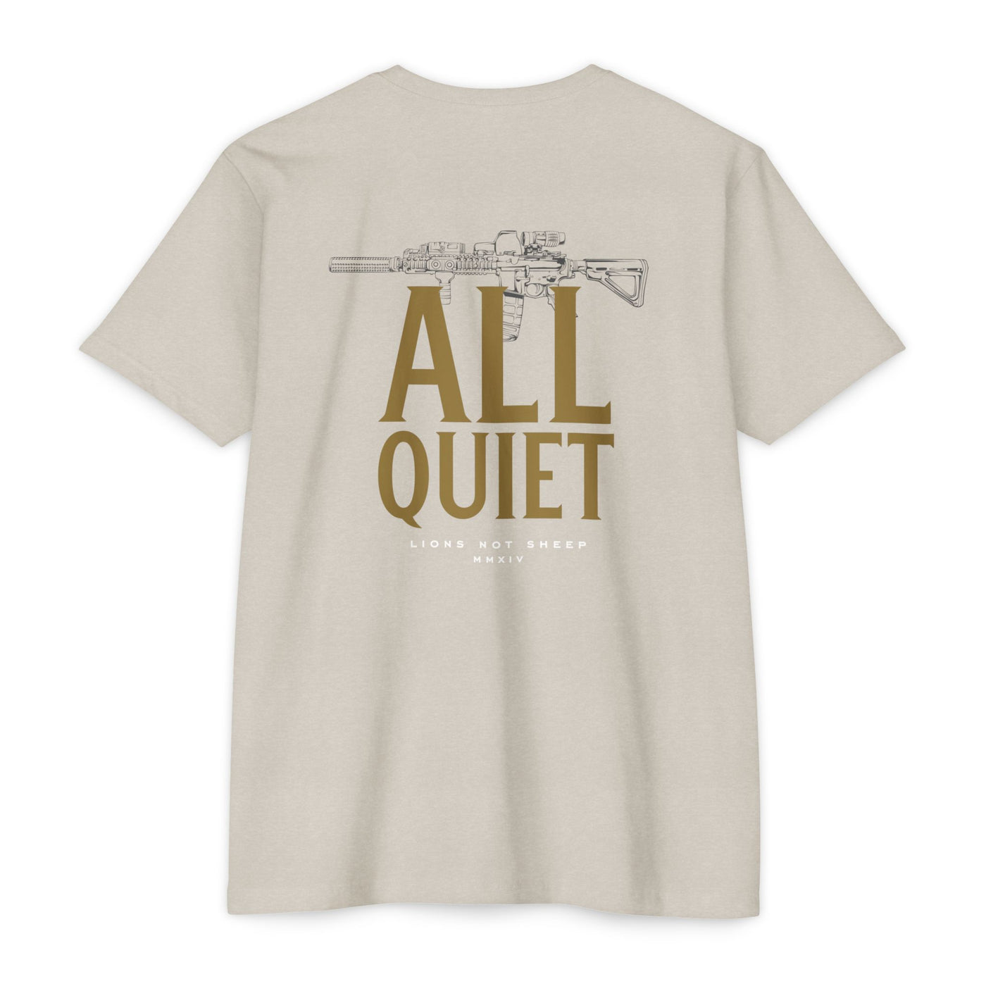 Lions Not Sheep "All Quiet" Tee