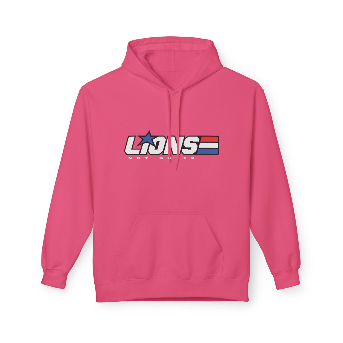 Lions Not Sheep "American Hero" Softstyle Fleece Hoodie