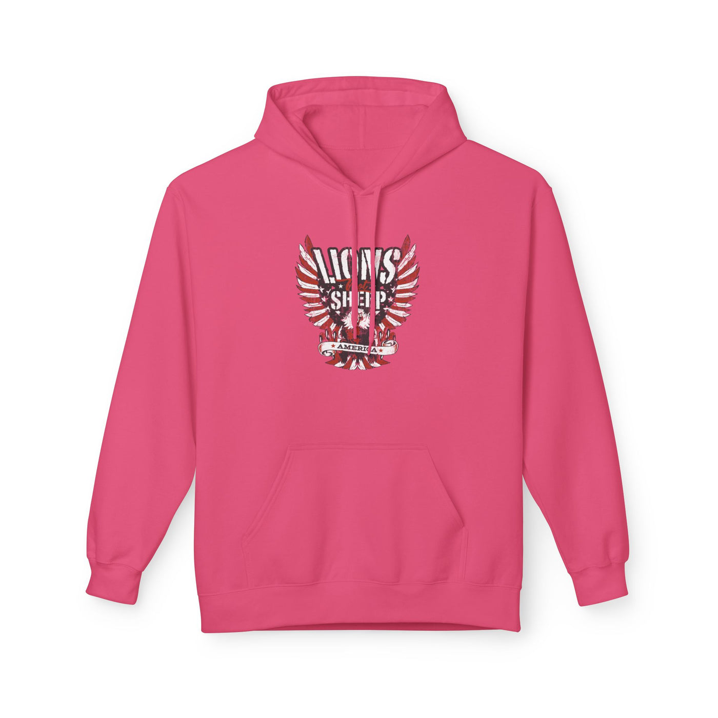 Lions Not Sheep "America" Softstyle Fleece Hoodie