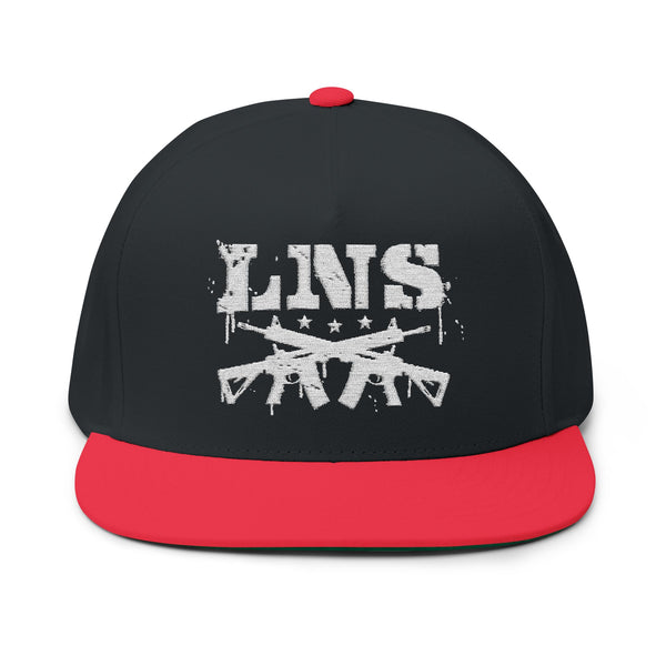 Lions Not Sheep "AR-15" Flat Bill Hat - Dark Version Old