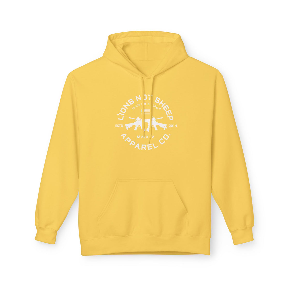 Lions Not Sheep "Cross Guns" Softstyle Fleece Hoodie
