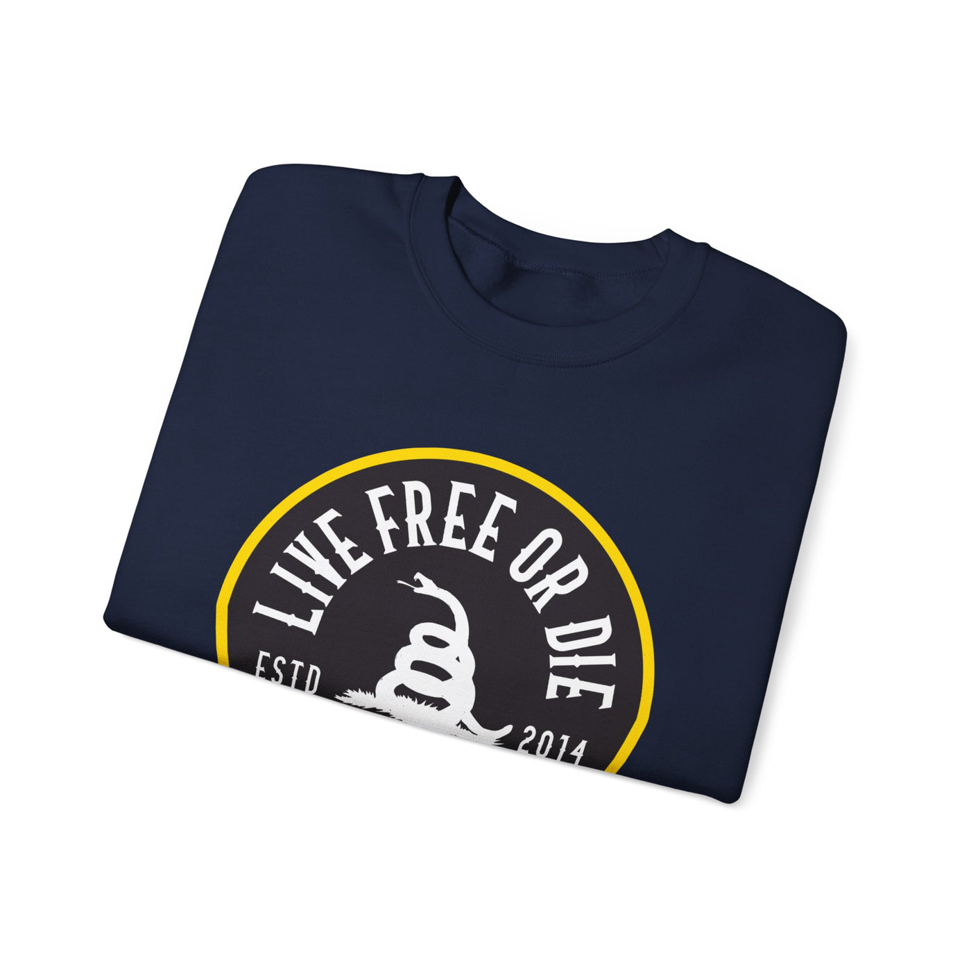 Lions Not Sheep "Live Free or Die" Unisex Crewneck Sweatshirt