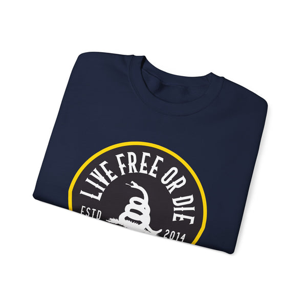 Lions Not Sheep "Live Free or Die" Unisex Crewneck Sweatshirt