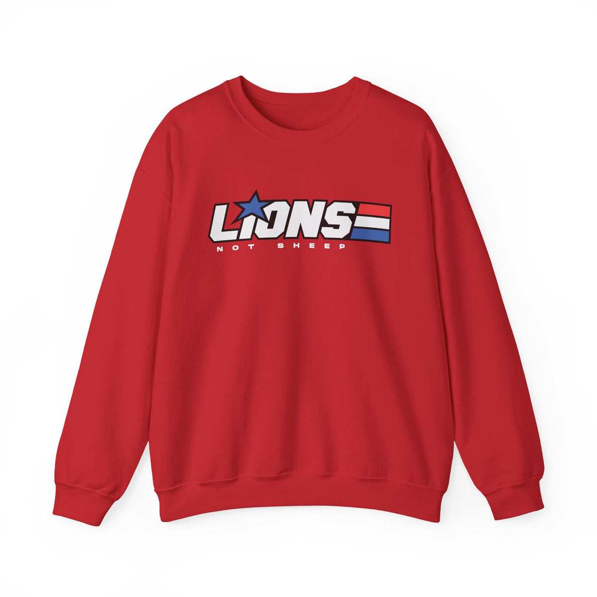 Lions Not Sheep "American Hero" Unisex Crewneck Sweatshirt