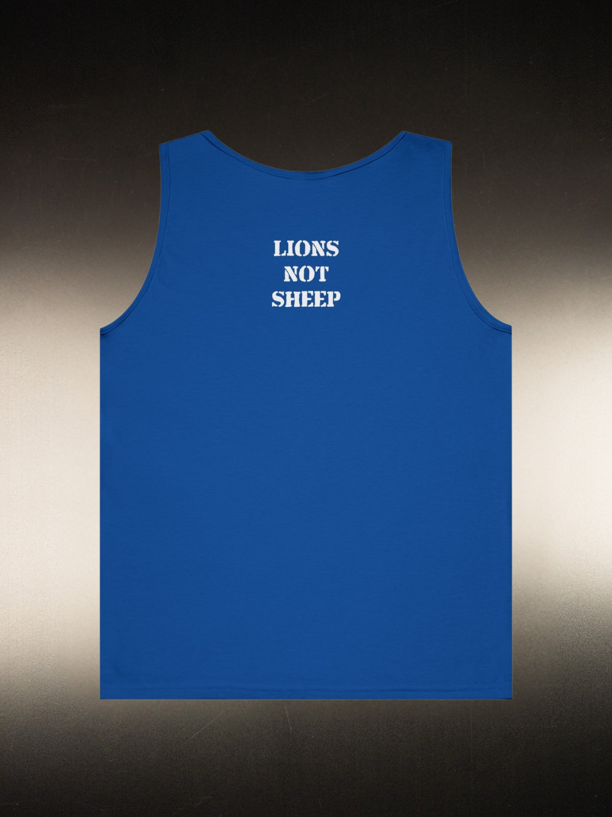 Lions Not Sheep &quot;Live Free or Die&quot; Tank
